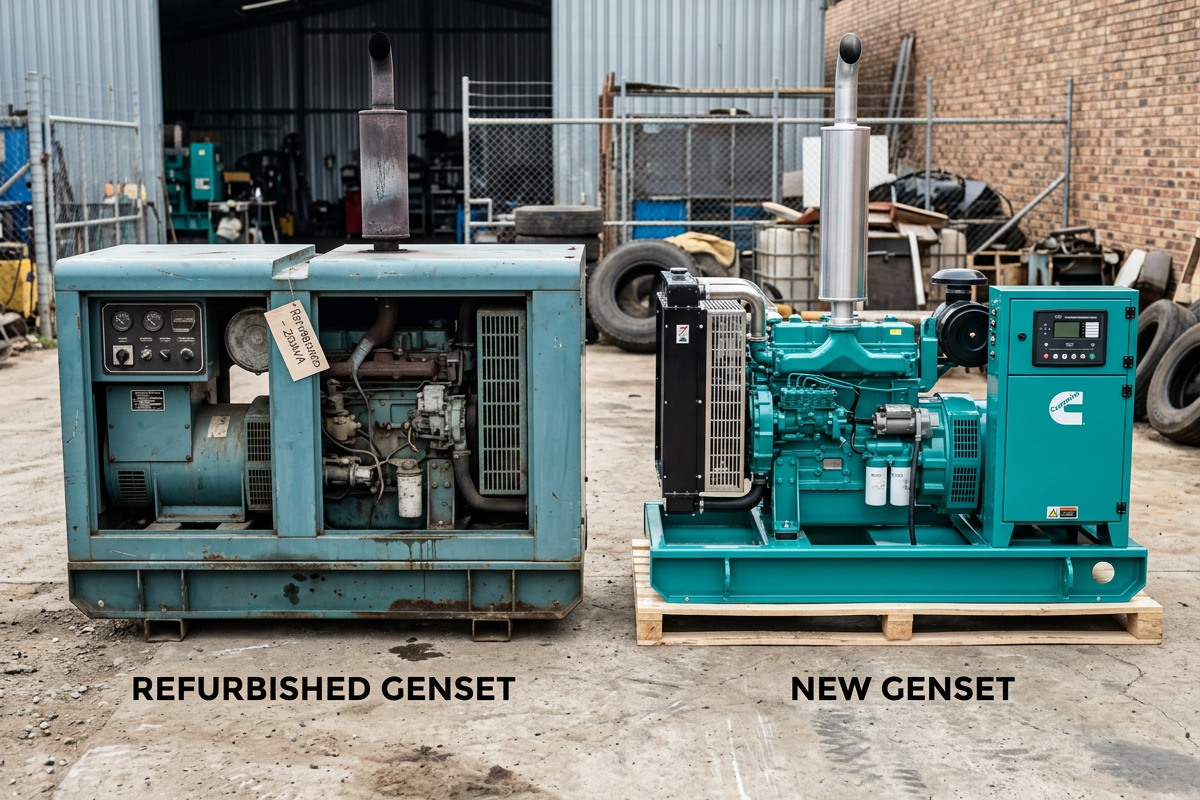 genset rekondisi vs baru
