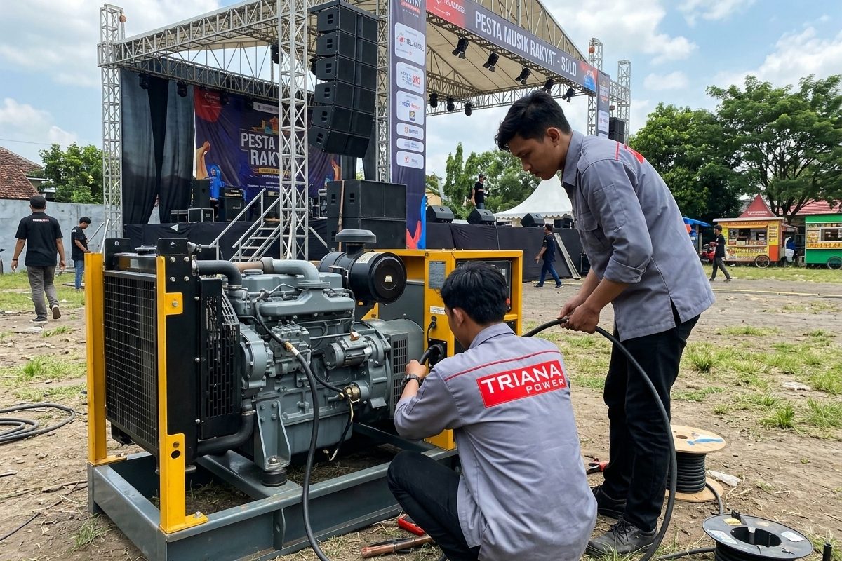 jasa rental genset