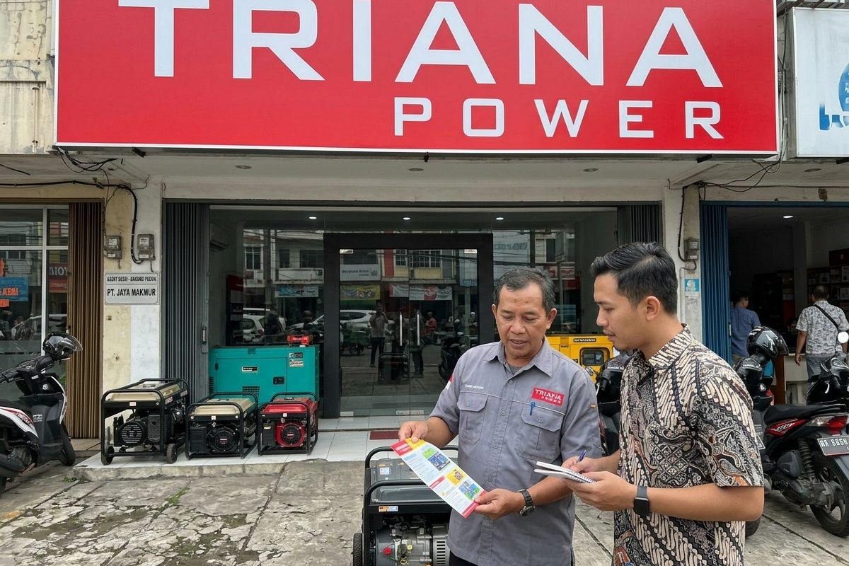 memilih toko genset