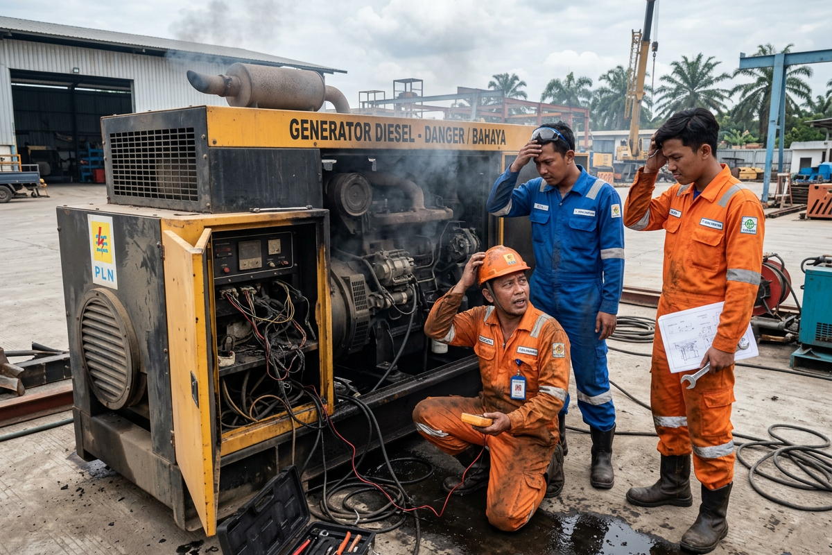 penyebab genset mati mendadak