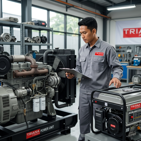perbedaan genset diesel dan bensin
