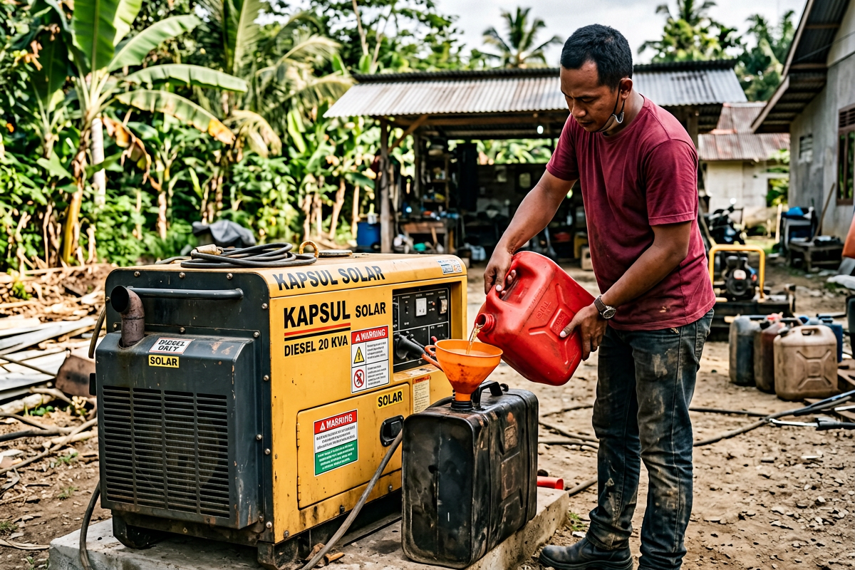 genset solar