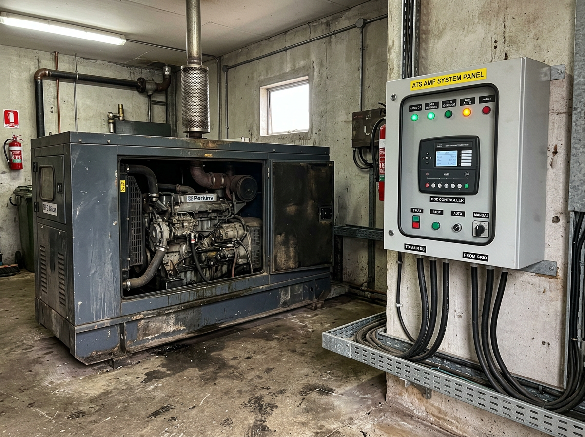Genset dengan Sistem ATS AMF