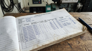 logbook perawatan genset