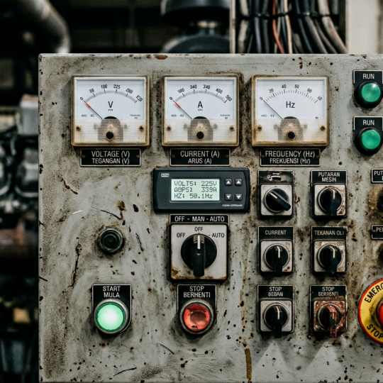 panel kontrol genset korslet