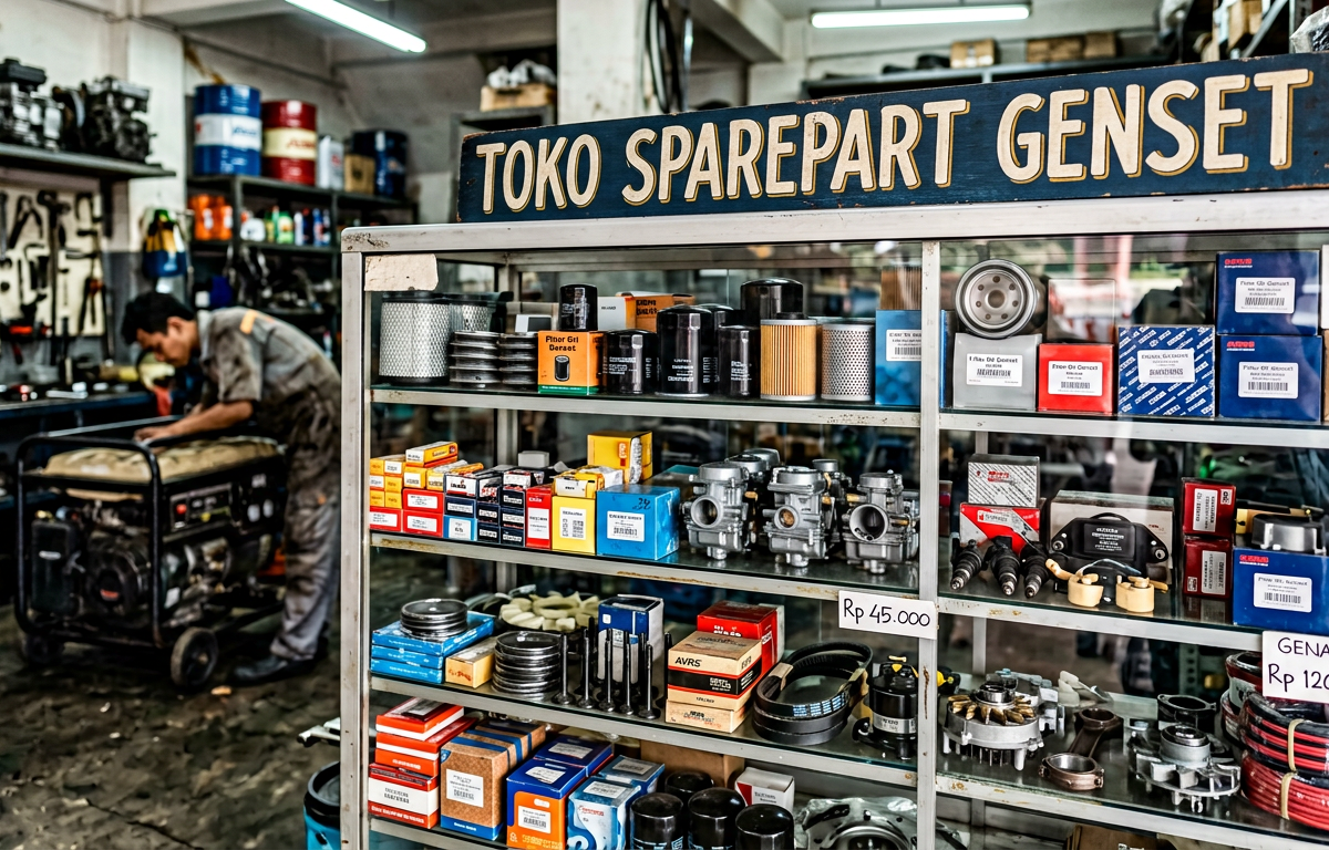 sparepart genset pabrik