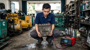 aki genset lemah