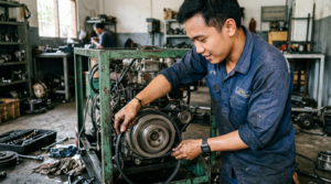 kapan ganti v-belt genset