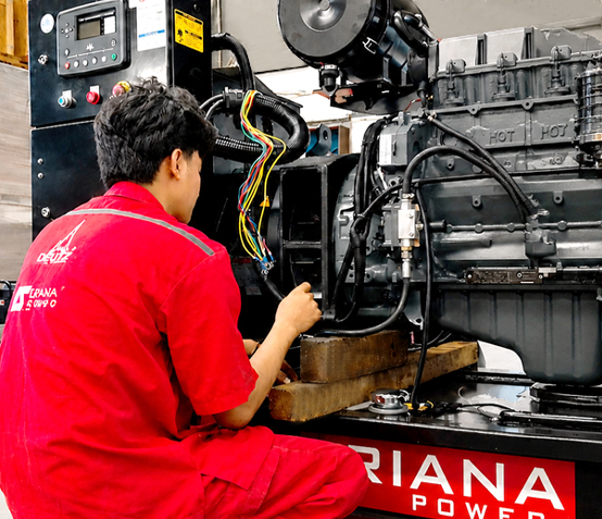 layanan service genset Triana Power
