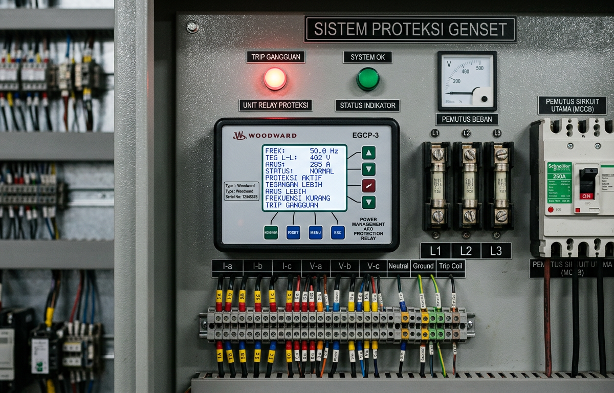 sistem proteksi genset