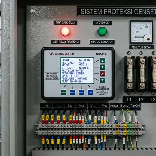 sistem proteksi genset